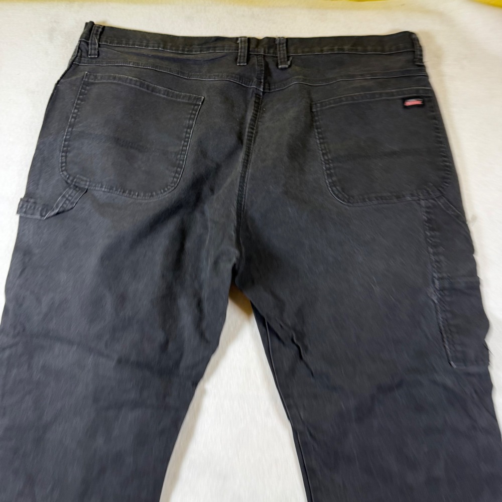 Dickies Mens Relaxed Fit Carpenter Pants Faded Black Utility Workwear 42x32